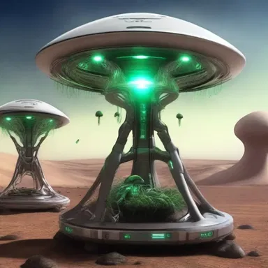 In the futuristic science fiction novel, scientists have invented a device that can fertilize alien species to aid in intergalactic colonization.