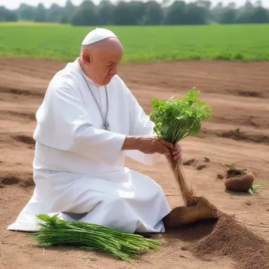 The priest performed a ritual to fertilize the land and ensure a bountiful harvest.