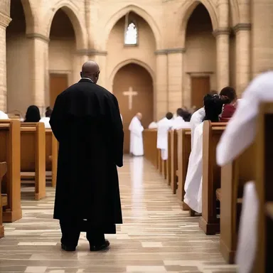 The priest was heartbroken as he witnessed the shattered faith of his congregants.