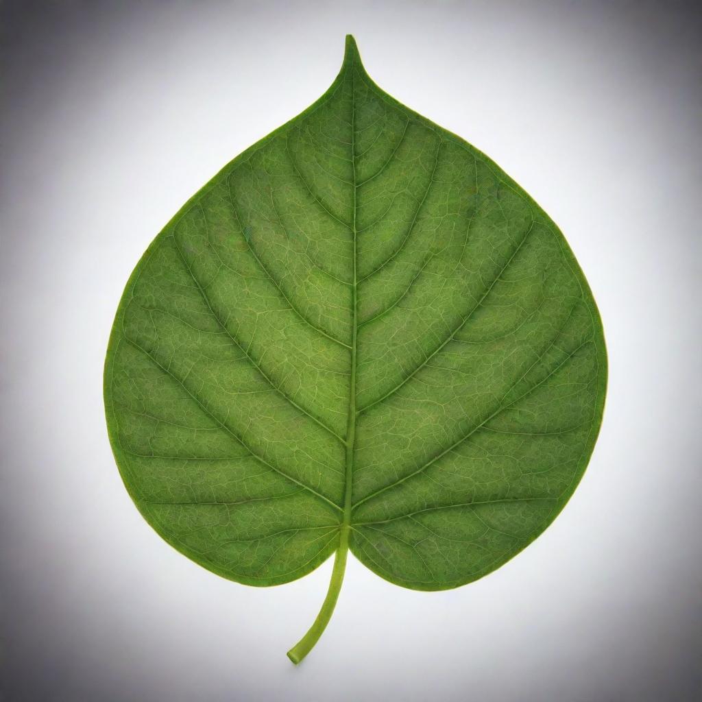 Create an image showcasing a fictional environment inside a leaf during the process of photosynthesis. Within this microcosm, represent elements such as sunlight absorption, water, carbon dioxide, and oxygen in a unique and imaginative manner