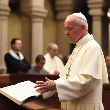 The sermon preached by the priest touched upon lofty topics such as love, compassion, and forgiveness.