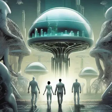 In the science fiction novel, the author imagines a future society where humans have been genetically homogenised to eliminate all individual differences.