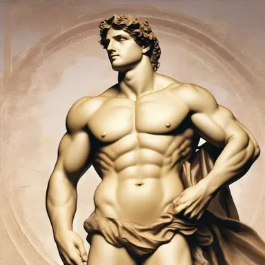 In Greek mythology, Apollo was often depicted as a dashing god, known for his stylish appearance and charming manners.