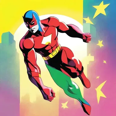 The superhero's dashing outfit, complete with a sleek mask and vibrant colors, made him instantly recognizable among other characters.