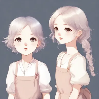 The protagonist's pearly hair reflected their purity and innocence, setting them apart from the other characters.