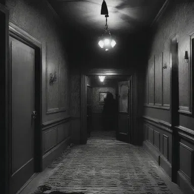 The haunted house was designed with a terrific layout, featuring dimly lit corridors and hidden rooms.