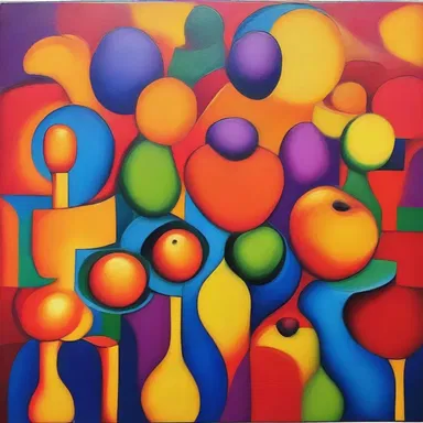 The artist's use of vibrant colors created a terrific painting that captivated everyone who saw it.