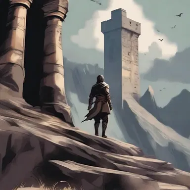 In the novel, the protagonist climbed the treacherous escarp to reach the hidden stronghold of his enemy.