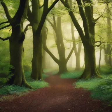 In the fantasy novel, the hero and the villain's paths coincidently crossed at the same enchanted forest.