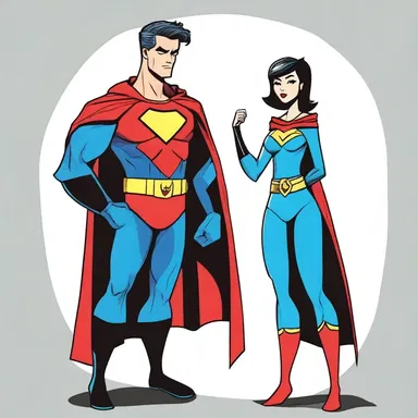 The superhero character has the power of persuasion, acting as a charmer to convince villains to surrender and turn to the side of good.