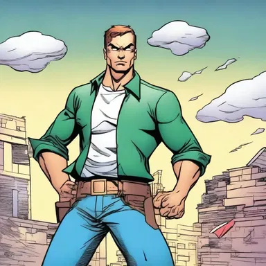 In the comic book series, the main character is a charmer who uses his smooth and persuasive manner to win over both allies and enemies.