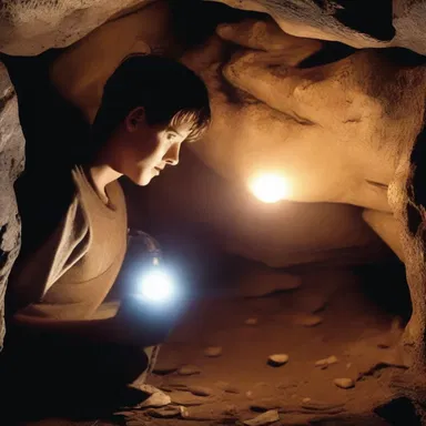 In the movie, the protagonist urgently needed to find a working Nicad battery to power his flashlight in the dark cave.