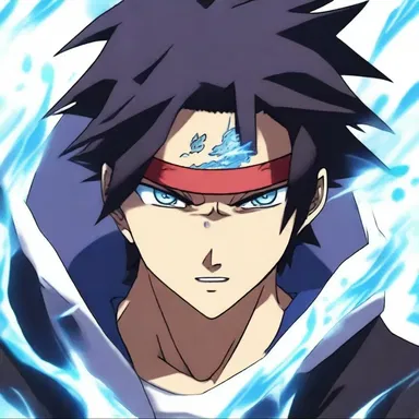 In the anime series, the protagonist possesses an immobilizing power that freezes his enemies in place.