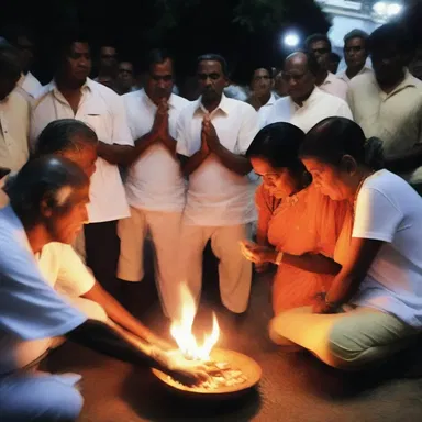During the religious ceremony, the devotees encountered a stymy when the power outage disrupted the traditional rituals.