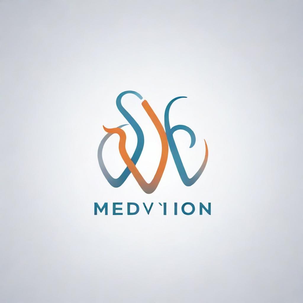 Create a dynamic and inspiring logo for a company named MedVision.AI. Incorporate elements symbolizing life, hope, technological innovation, and medical expertise.