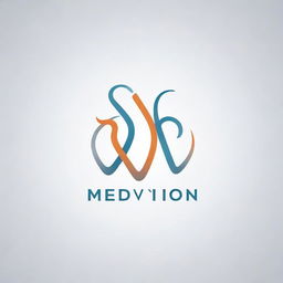 Create a dynamic and inspiring logo for a company named MedVision.AI. Incorporate elements symbolizing life, hope, technological innovation, and medical expertise.