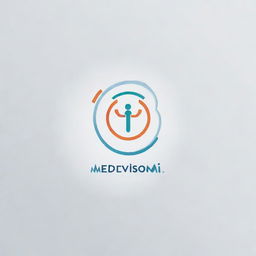 Create a dynamic and inspiring logo for a company named MedVision.AI. Incorporate elements symbolizing life, hope, technological innovation, and medical expertise.