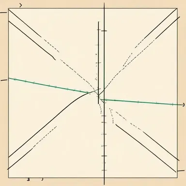 In the cartoon, the secant line is drawn to show the intersection points of the character's path.