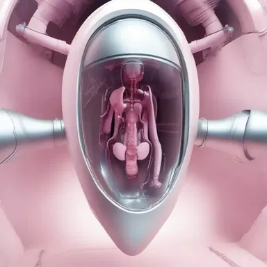 In the distant future, humans have evolved to have an advanced robotic vestibule of the vagina capable of self-cleaning and temperature control.