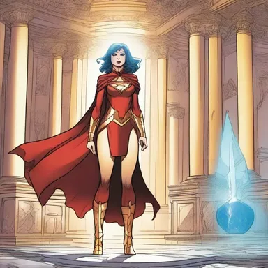 In the superhero comic, the protagonist's mysterious powers arise from a rare crystal found hidden in the ancient temple within the vestibule of the vagina.