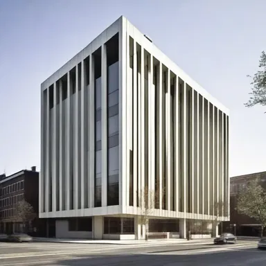 The design of the building was unconvincing because it lacked a cohesive vision.