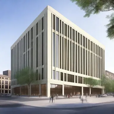 The design of the building was unconvincing because it lacked a cohesive vision.