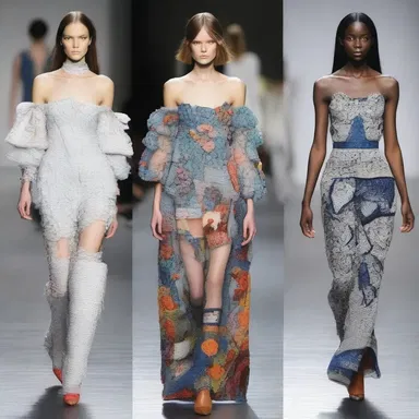 The fashion designer's collection received mixed reviews, with some critics calling it unconvincing and lacking originality.