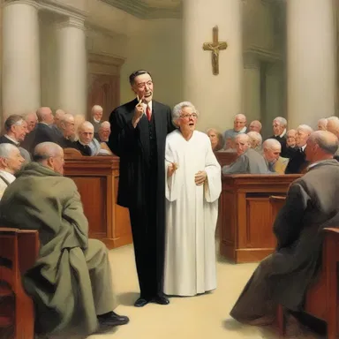 The preacher's explanation for the miracle seemed unconvincing to the skeptical congregation.
