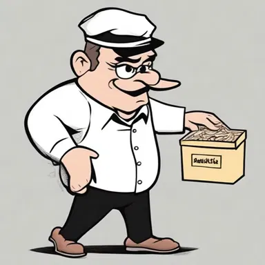 In the cartoon, the snuffer character is always seen carrying a small box of snuff.