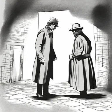 In the novel, the protagonist encounters a mysterious snuffer who plays a significant role in the unfolding of the story.
