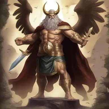 The gods bestowed a superb power upon the hero to defeat the monsters.