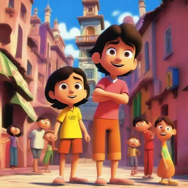 The animated film had superb animation and colorful visuals.