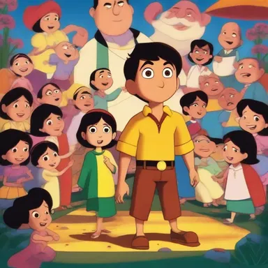 The animated film had superb animation and colorful visuals.