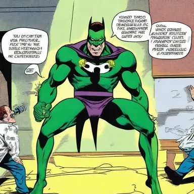 In the comic book series, the villain used shock therapy as a punishment for the superheroes.