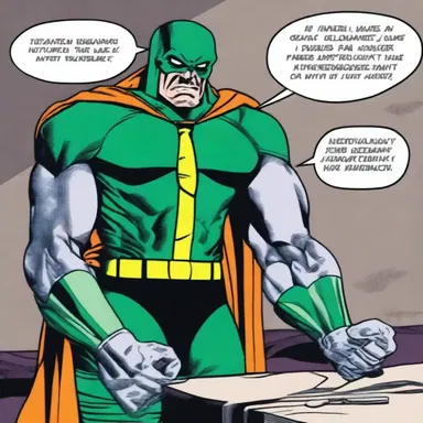 In the comic book series, the villain used shock therapy as a punishment for the superheroes.
