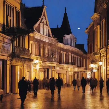 The nightlife in this city comes alive at night, with haunted houses and horror-themed clubs attracting thrill-seekers.