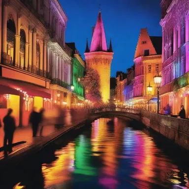 The nightlife in this vibrant city offers a mix of fantasy-themed parties and imaginative performances, transporting attendees to a magical realm.