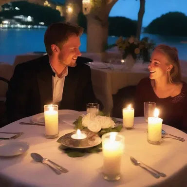 In a display of benevolence, John surprised his girlfriend with a romantic candlelit dinner.