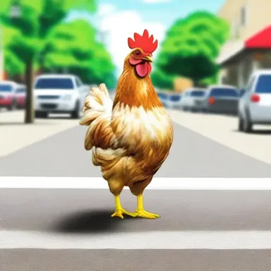 Why did the benevolent chicken cross the road? To help the other side find happiness and fulfillment!