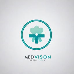 Craft a creative and meaningful logo for a company named 'MedVision.AI' with a tagline 'Life beyond hope'. Incorporate elements of technology and medical field to represent the company's mission and motto.