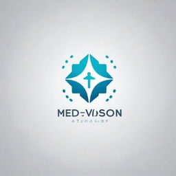 Craft a creative and meaningful logo for a company named 'MedVision.AI' with a tagline 'Life beyond hope'. Incorporate elements of technology and medical field to represent the company's mission and motto.