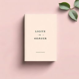 An elegant, high-quality book cover featuring the title 'Ligte en Gesonde Geur'