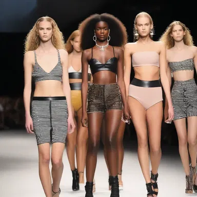 The runway show was so loud that the models had to bawl to be heard over the music.