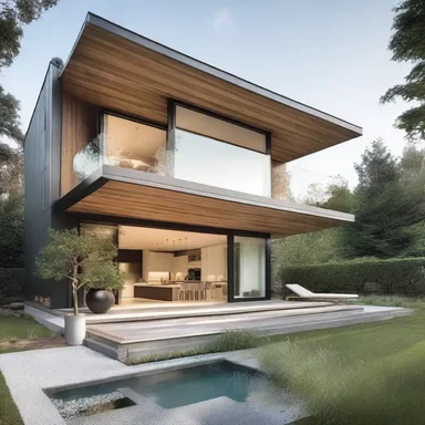 While designing a modern house, it's crucial to cross-check various resources to ensure that the chosen materials are compatible with the overall aesthetic.