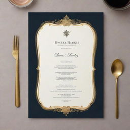 Elegant graphic design for a dinner party at 'James Hotel' on the 20th of January, 2024. The invitation must convey luxury, warmth, and hospitality, featuring hotel location at 'Hotel Lodge'.