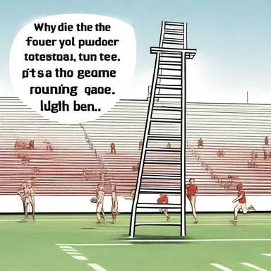 Why did the football player bring a ladder to the game? Because he wanted a high running game!
