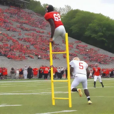 Why did the football player bring a ladder to the game? Because he wanted a high running game!