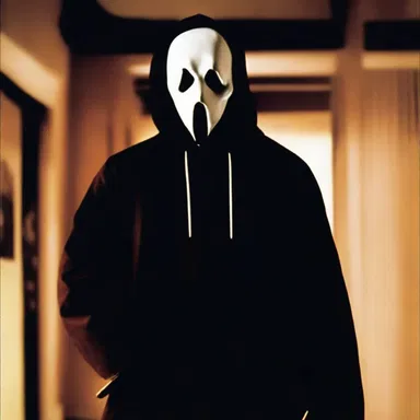 The terrifying killer in the horror movie went by the assumed name of "The Ghostface".