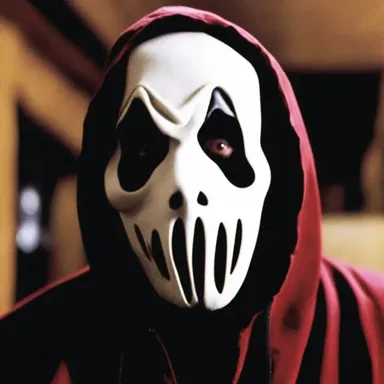 The terrifying killer in the horror movie went by the assumed name of "The Ghostface".
