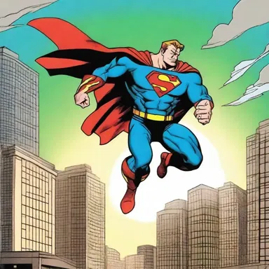 The superhero flew post-haste to save the city from impending doom.